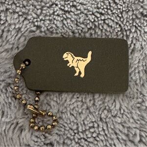 Coach Hangtag with Rexy Stamp
